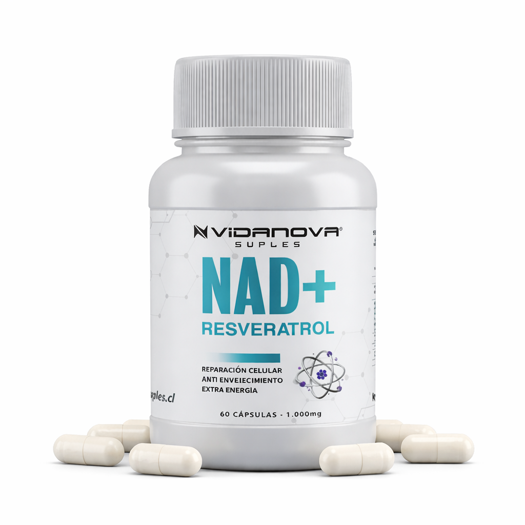 Nad+Resveratrol | Reparación Celular Anti envejecimiento