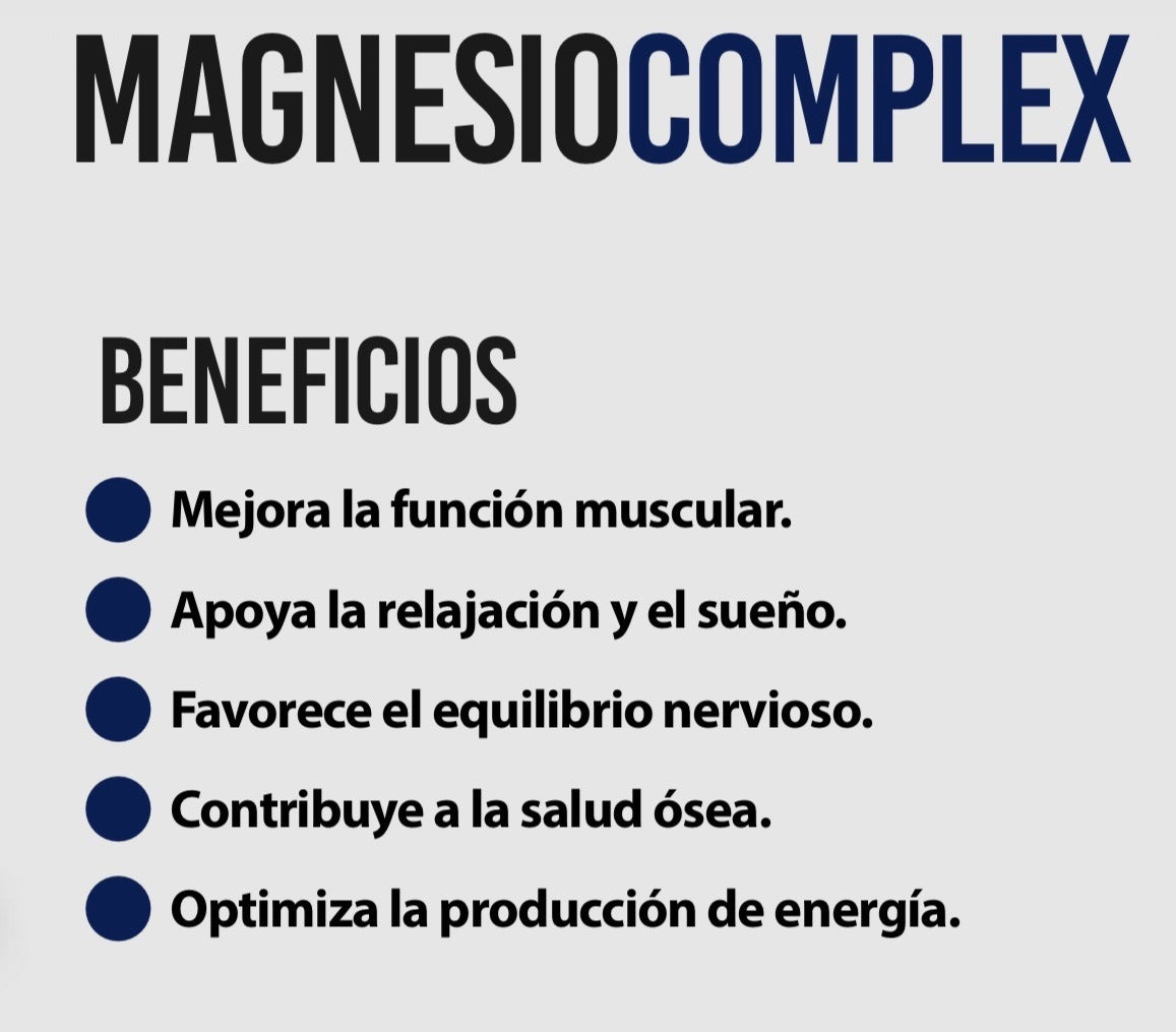 Magnesio Complex | 60 Cápsulas